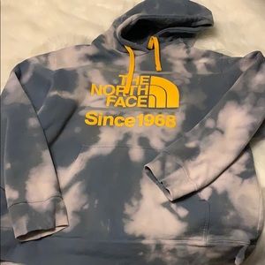 Oversized tie dye North Face Hoodie